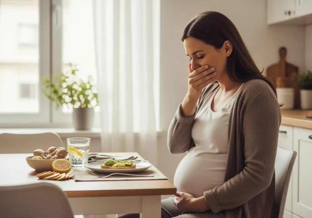 Sposoby na mdłości w ciąży